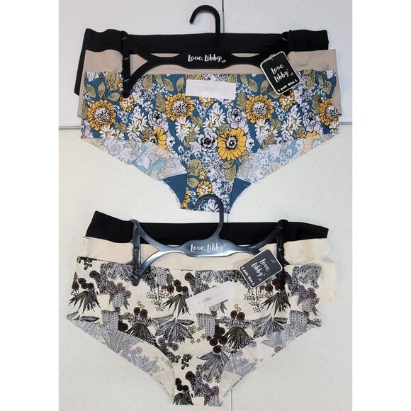 Love Libby Womens Briefs Size L Floral & Botanical Patterns - Picture 2 of 8